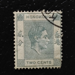 Sello Hong Kong, SG141 (Mi. 140IxA), Usado #, 2 仙