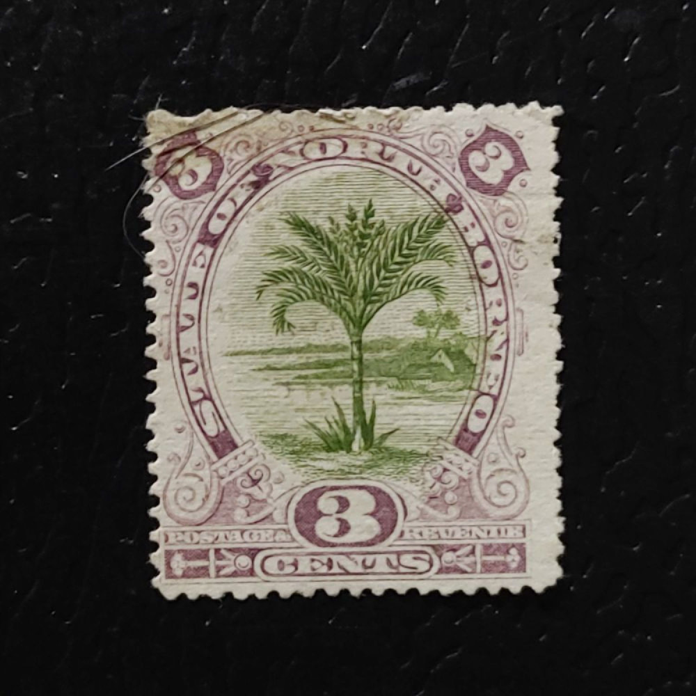 Sello Borneo del Norte, SG70 (Mi. 51), Usado #, 3 c