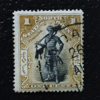Sello Borneo del Norte, SG92a, Usado #, 1 c