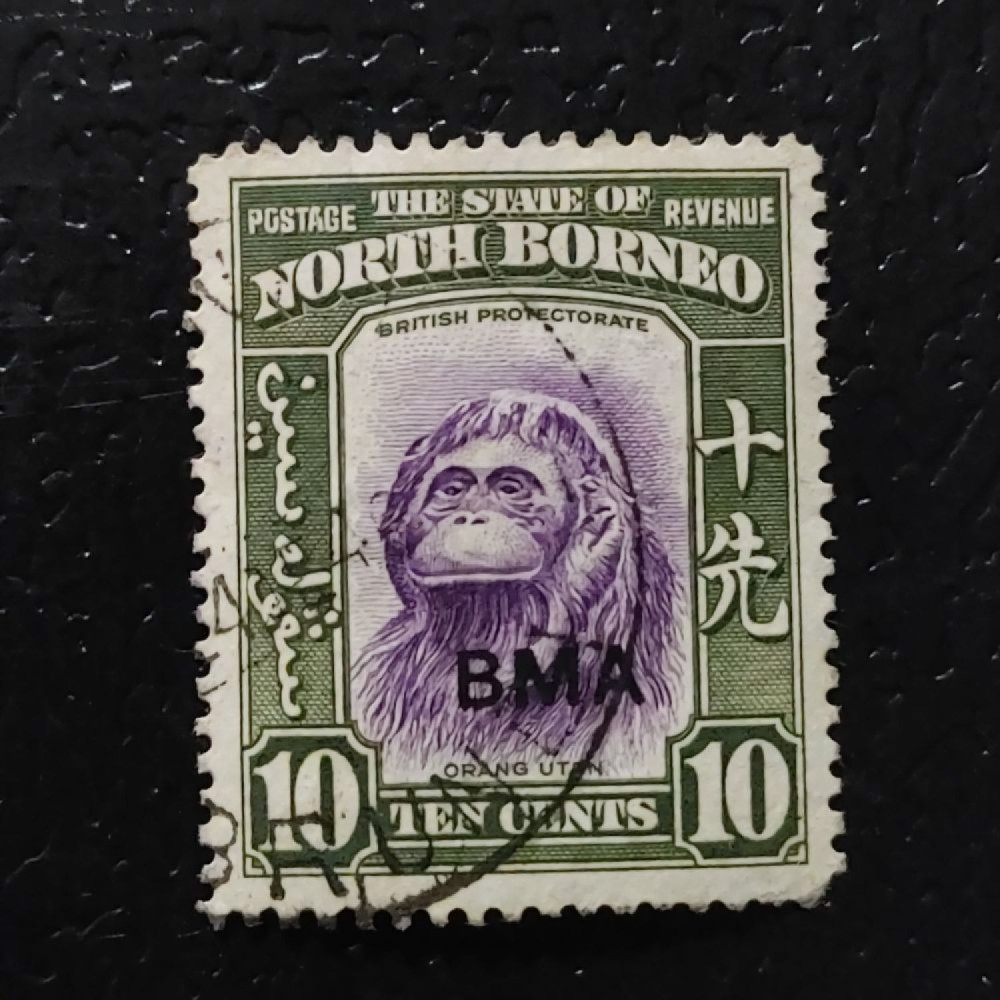 Sello Borneo del Norte, SG322 (Mi. 243), Usado #, 3 c