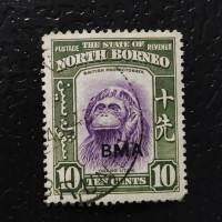 Sello Borneo del Norte, SG322 (Mi. 243), Usado #, 3 c