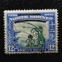 Sello Borneo del Norte, SG310 (Mi. 231), Usado #, 12 c
