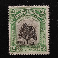 Sello Borneo del Norte, SG160 (Mi. 128), Usado #, 2 c