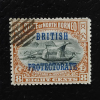 Známka Severní Borneo, SG133 (Mi. 103)#, 8 c
