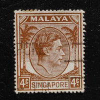 Známka Singapur, SG19 (Mi. 4C)#, 4 c