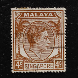Známka Singapur, SG19 (Mi. 4C)#, 4 c