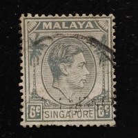 Známka Singapur, SG5 (Mi. 6A)#, 6 c