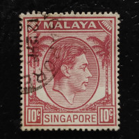 Známka Singapur, SG22 (Mi. 9C)#, 10 c