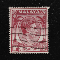 Známka Singapur, SG22 (Mi. 9C)#, 10 c
