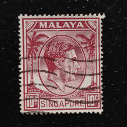 Známka Singapur, SG22 (Mi. 9C)#, 10 c