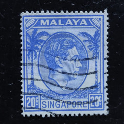 Briefmarke Singapur, SG24a (Mi. 13)#, 20 c
