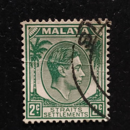 Briefmarke Straits Settlements, SG293 (Mi. 211II)#, 2 c