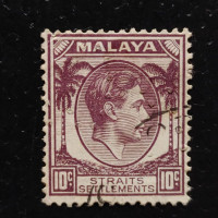 Známka Průlivové osady, SG284 (Mi. 218)#, 10 c