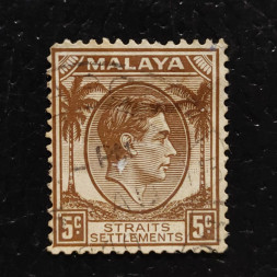 Briefmarke Straits Settlements, SG297 (Mi. 215II)#, 5 c
