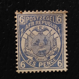 Briefmarke Transvaal, SG182 (Mi. 19)#, 6 d