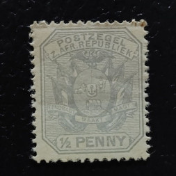 Sello Transvaal, SG205 (Mi. 35II), MH, 1/2 d