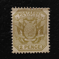 Známka Transvaal, SG207 (Mi. 37II)*, 2 d