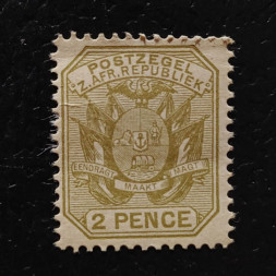 Sello Transvaal, SG207 (Mi. 37II), MH, 2 d