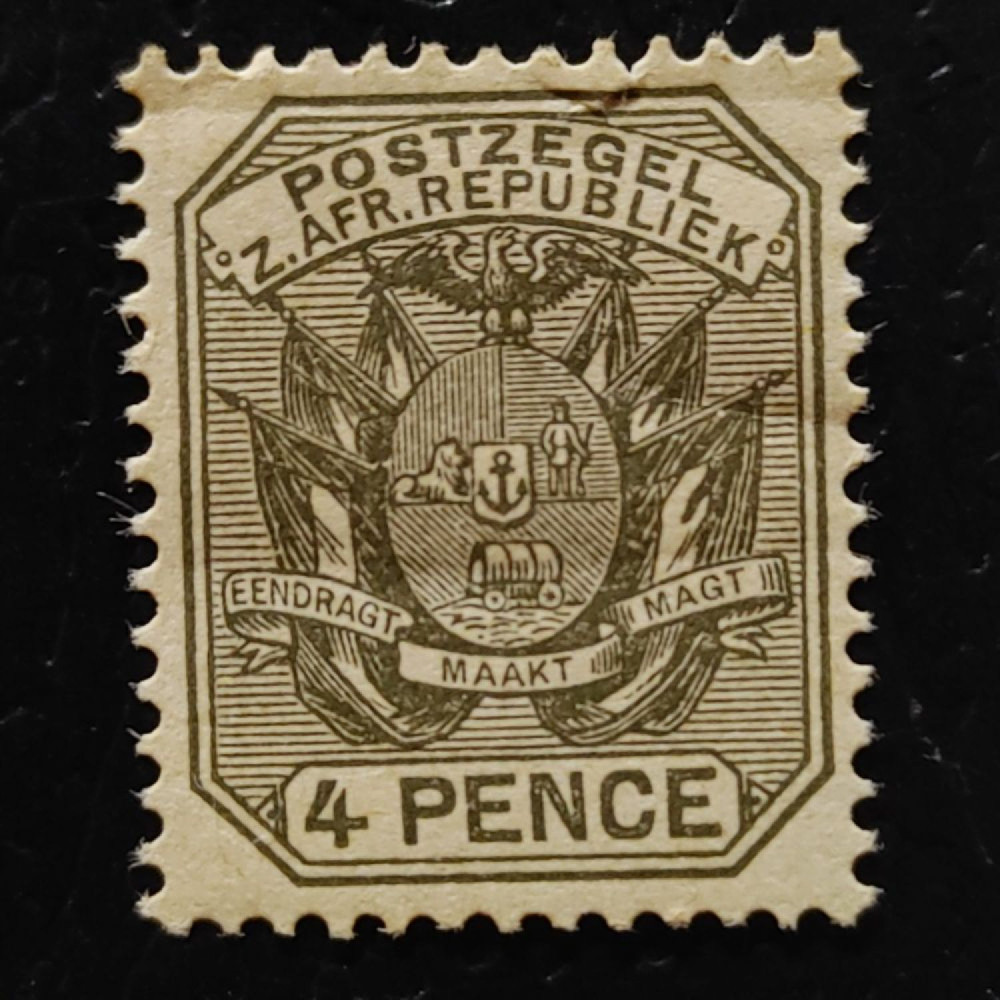 Briefmarke Transvaal, SG209 (Mi. 39II)*, 4 d