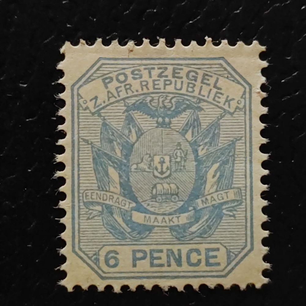 Sello Transvaal, SG210 (Mi. 40II), MH, 6 d