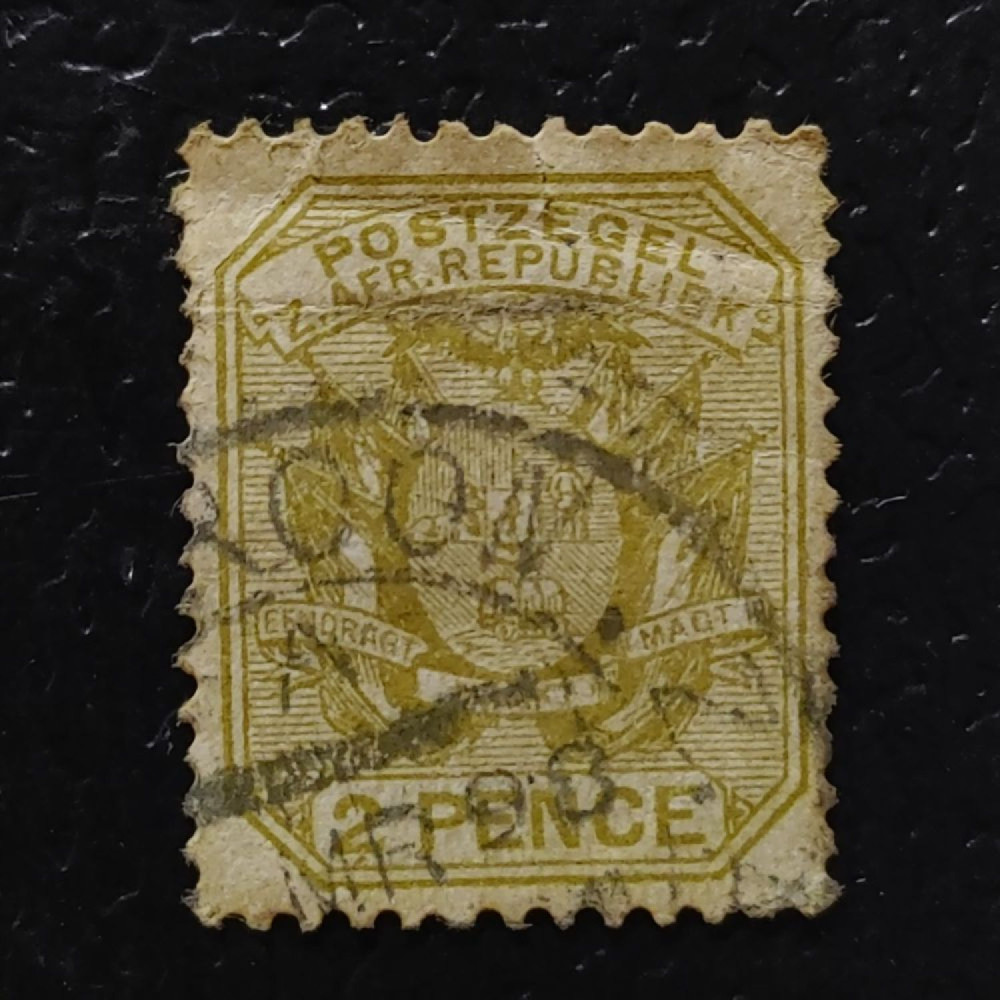 Stamp Transvaal, SG207 (Mi. 37II), Used #, 2 d