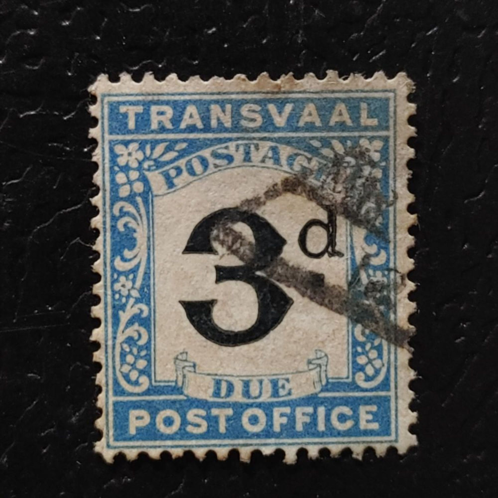 Sello Transvaal, SGD4 (Mi. P4), Usado #, 3 d