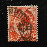 Sello Sudáfrica, SG4 (Mi. 3Aa), Usado #, 1 d