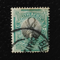 Sello Sudáfrica, SG30 (Mi. 21A-22A), Usado #, 1/2 d