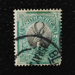 Sello Sudáfrica, SG30 (Mi. 21A-22A), Usado #, 1/2 d