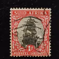 Selo África do Sul, SG56 (Mi. 77AIa-78AIa), Usado #, 1 d
