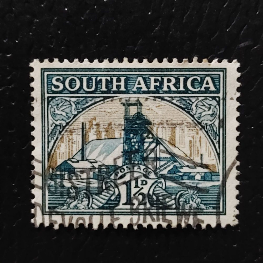 Sello Sudáfrica, SG57 (Mi. 79-80), Usado #, 1 1/2 d