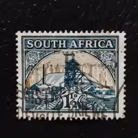 Selo África do Sul, SG57 (Mi. 79-80), Usado #, 1 1/2 d