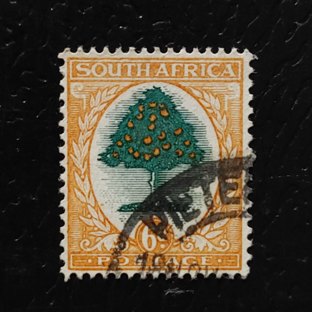 Známka Jižní afrika, SG32 (Mi. 27-28)#, 6 d