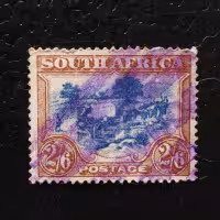 Selo África do Sul, SG37 (Mi. 37A-38A), Usado #, 2/6
