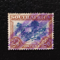 Sello Sudáfrica, SG37 (Mi. 37A-38A), Usado #, 2/6