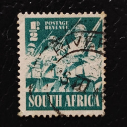 Sello Sudáfrica, SG88 (Mi. 139a-140a), Usado #, 1/2 d