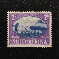 Sello Sudáfrica, SG109 (Mi. 177-178), MH, 2 d