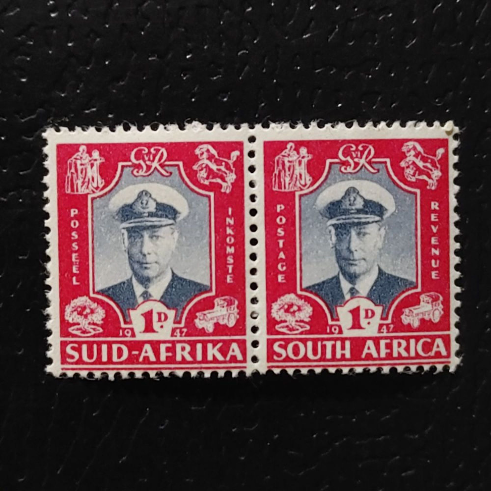 Zweierblock Südafrika, SG111 (Mi. 181-182)*, 2 d