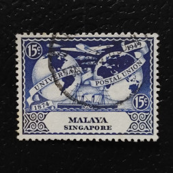 Známka Singapur, SG34 (Mi. 24)#, 15 c