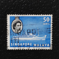 Známka Singapur, SG49 (Mi. 39)#, 50 c