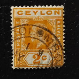 Známka Ceylon, SG307 (Mi. 166)#, 9P Známka Ceylon, SG307 (Mi. 166)#, 9P