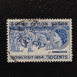 Známka Ceylon, SG434 (Mi. 280)#, ½P