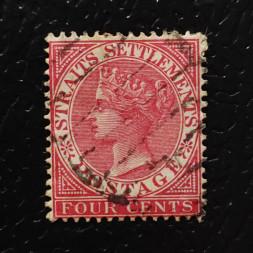 Briefmarke Straits Settlements, SG98 (Mi. 31b)#, 4 c