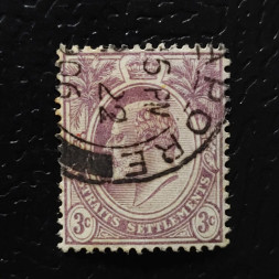 Briefmarke Straits Settlements, SG128#, 3 c
