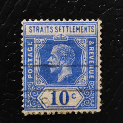 Briefmarke Straits Settlements, SG203 (Mi. 161)#, 10 c
