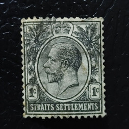 Sello Establecimientos de los Estrechos, SG194 (Mi. 157), Usado #, 1 c