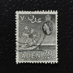 Sello Adén, SG60 (Mi. 55), Usado #, 70 c