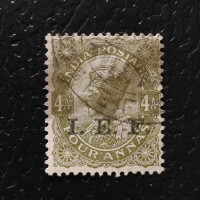 Známka Indie, SGE8 (Mi. F7)# Známka Indie, SGE8 (Mi. F7)#