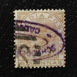 Sello India, SG81 (Mi. 28a), Usado #