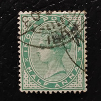 Známka Indie, SG114 (Mi. 51)# Známka Indie, SG114 (Mi. 51)#